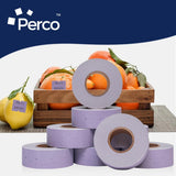 Perco Pro 2 - Line Labels - Lavender Case of 10 Sleeves / 64 Rolls / 60000 Blank Pricing Labels