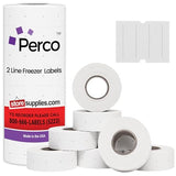 Perco - Pro 2 - Line Labels - Freezer Adhesive Price Labels For Perco Pro 2 Line - 1 Sleeve / 8 Rolls / 6000 Blank Pricing Labels