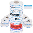 Perco Reverse Print Pricing Labels for Monarch 1110 - Grocery (Blue) 1 Sleeve / 16 Rolls / 17000 Reverse Print Pricing Labels