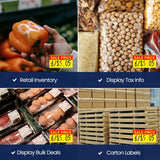 Perco Reverse Print Pricing Labels for Monarch 1110 - Sale 1 Sleeve / 16 Rolls / 17000 Reverse Print Pricing Labels