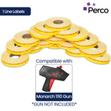 Perco Reverse Print Pricing Labels for Monarch 1110 - Sale 1 Sleeve / 16 Rolls / 17000 Reverse Print Pricing Labels