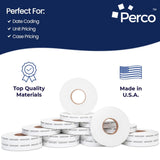 Perco Reverse Print Pricing Labels for Monarch 1110 - Grocery (Black) 1 Sleeve / 16 Rolls / 17000 Reverse Print Pricing Labels