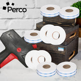 Perco Reverse Print Pricing Labels for Monarch 1110 - Grocery (Blue) 1 Sleeve / 16 Rolls / 17000 Reverse Print Pricing Labels