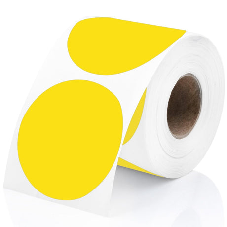 Perco Round Circle Thermal Sticker Labels - Store Supplies