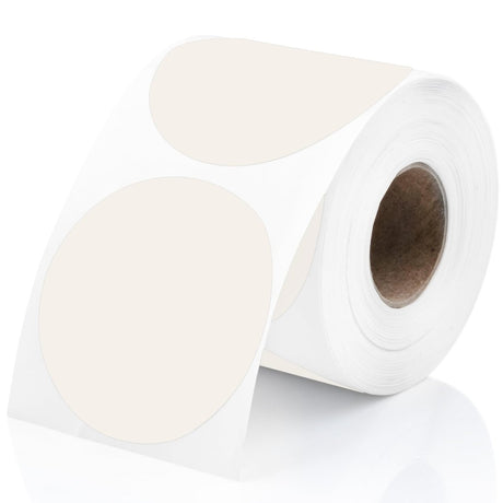 Perco Round Circle Thermal Sticker Labels - Store Supplies