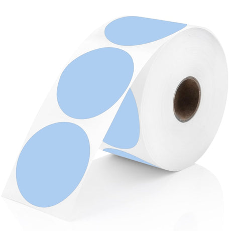 Perco Round Circle Thermal Sticker Labels - Store Supplies