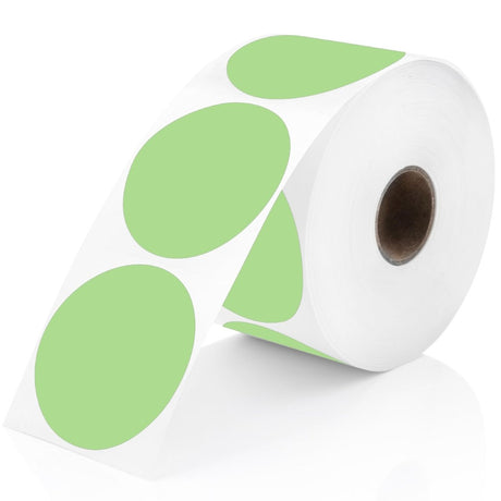 Perco Round Circle Thermal Sticker Labels - Store Supplies