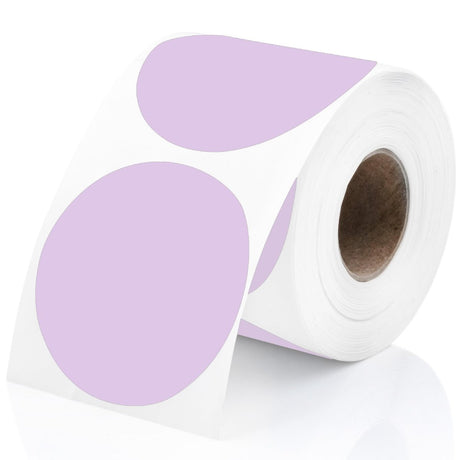 Perco Round Circle Thermal Sticker Labels - Store Supplies