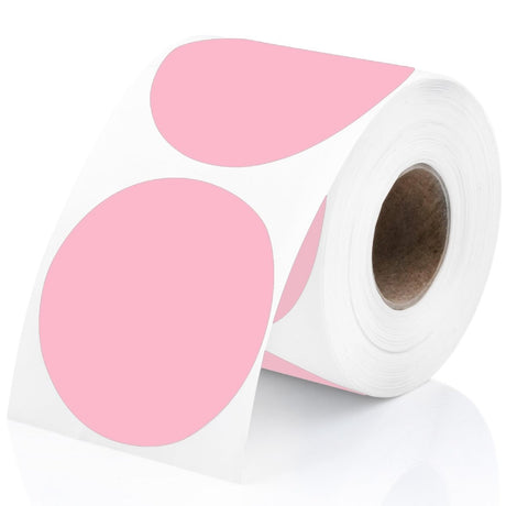 Perco Round Circle Thermal Sticker Labels - Store Supplies