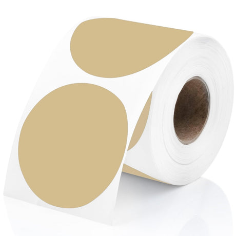 Perco Round Circle Thermal Sticker Labels - Store Supplies