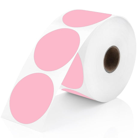 Perco Round Circle Thermal Sticker Labels - Store Supplies