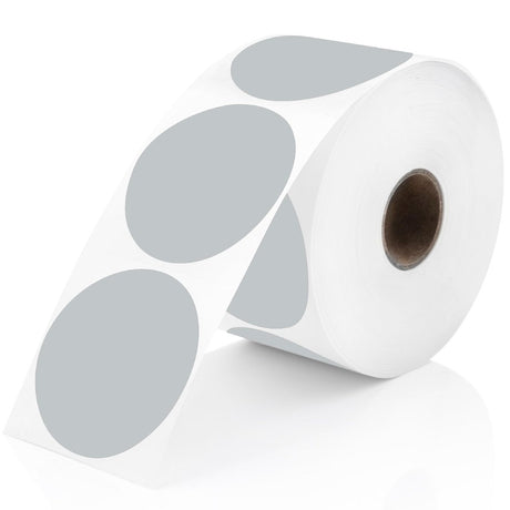 Perco Round Circle Thermal Sticker Labels - Store Supplies