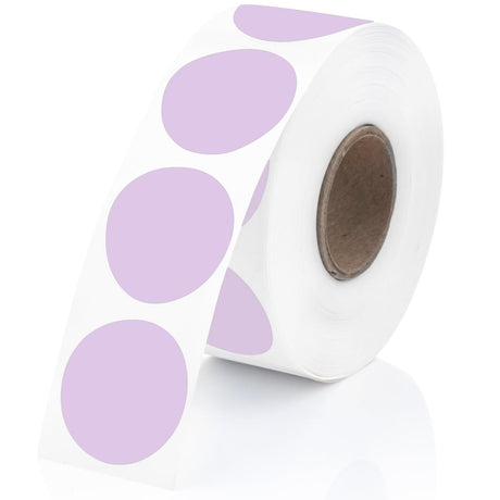 Perco Round Circle Thermal Sticker Labels - Store Supplies