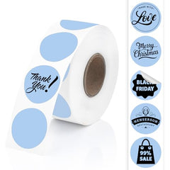 Perco Round Circle Thermal Sticker Labels
