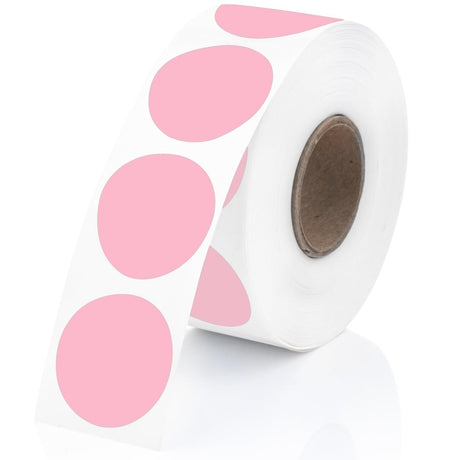 Perco Round Circle Thermal Sticker Labels - Store Supplies