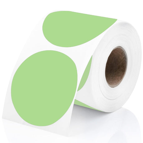 Perco Round Circle Thermal Sticker Labels - Store Supplies