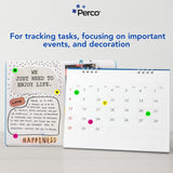 Perco Round Dot Sticker Labels - Permanent Adhesive, 0.5 to 4 Inch, 3 - Roll & 10 - Roll Packs - 0.5 Inch 3 Rolls