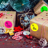 Perco Round Dot Sticker Labels - Permanent Adhesive, 0.5 to 4 Inch, 3 - Roll & 10 - Roll Packs - 3 Inch 10 Rolls