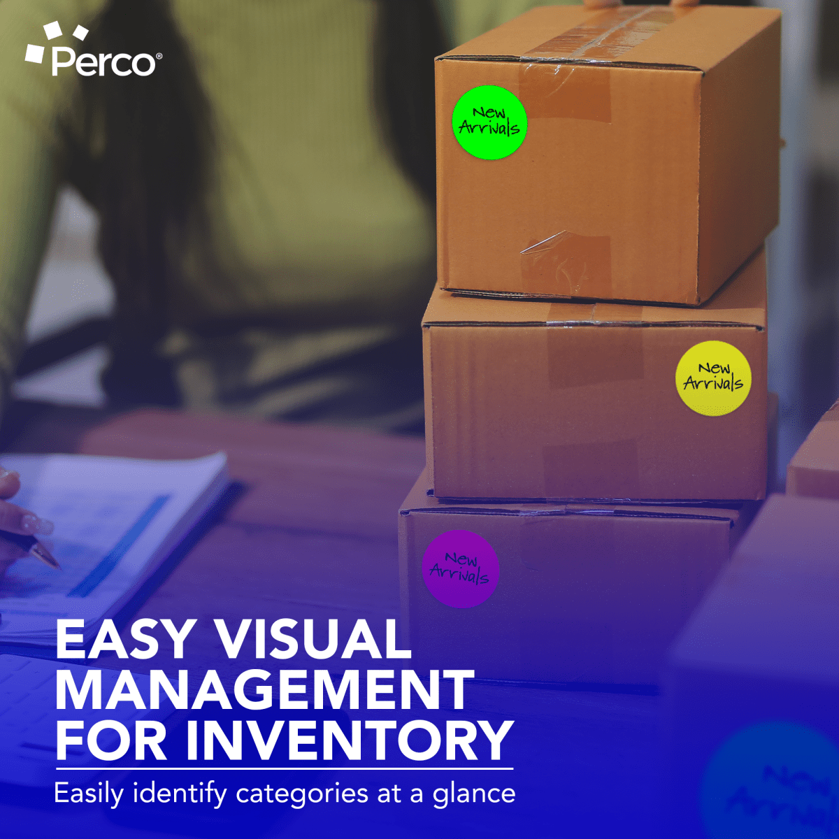 Perco Round Dot Sticker Labels - Permanent Adhesive, 0.5 to 4 Inch, 3 - Roll & 10 - Roll Packs - 3 Inch 10 Rolls