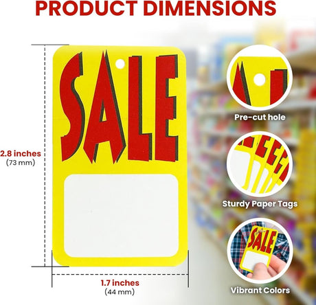 Perco Sale Price Tags Unstrung - Store Supplies