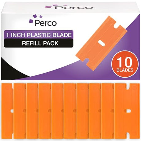 Perco Scraper with Plastic Razor for Removing Labels (Scraper w/Plastic Razor) - Store Supplies