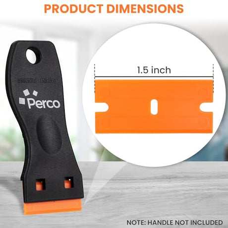 Perco Scraper with Plastic Razor for Removing Labels (Scraper w/Plastic Razor) - Store Supplies