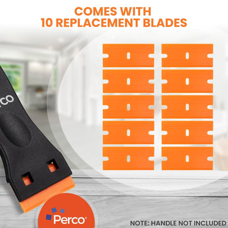 Perco Scraper with Plastic Razor for Removing Labels (Scraper w/Plastic Razor) - Store Supplies