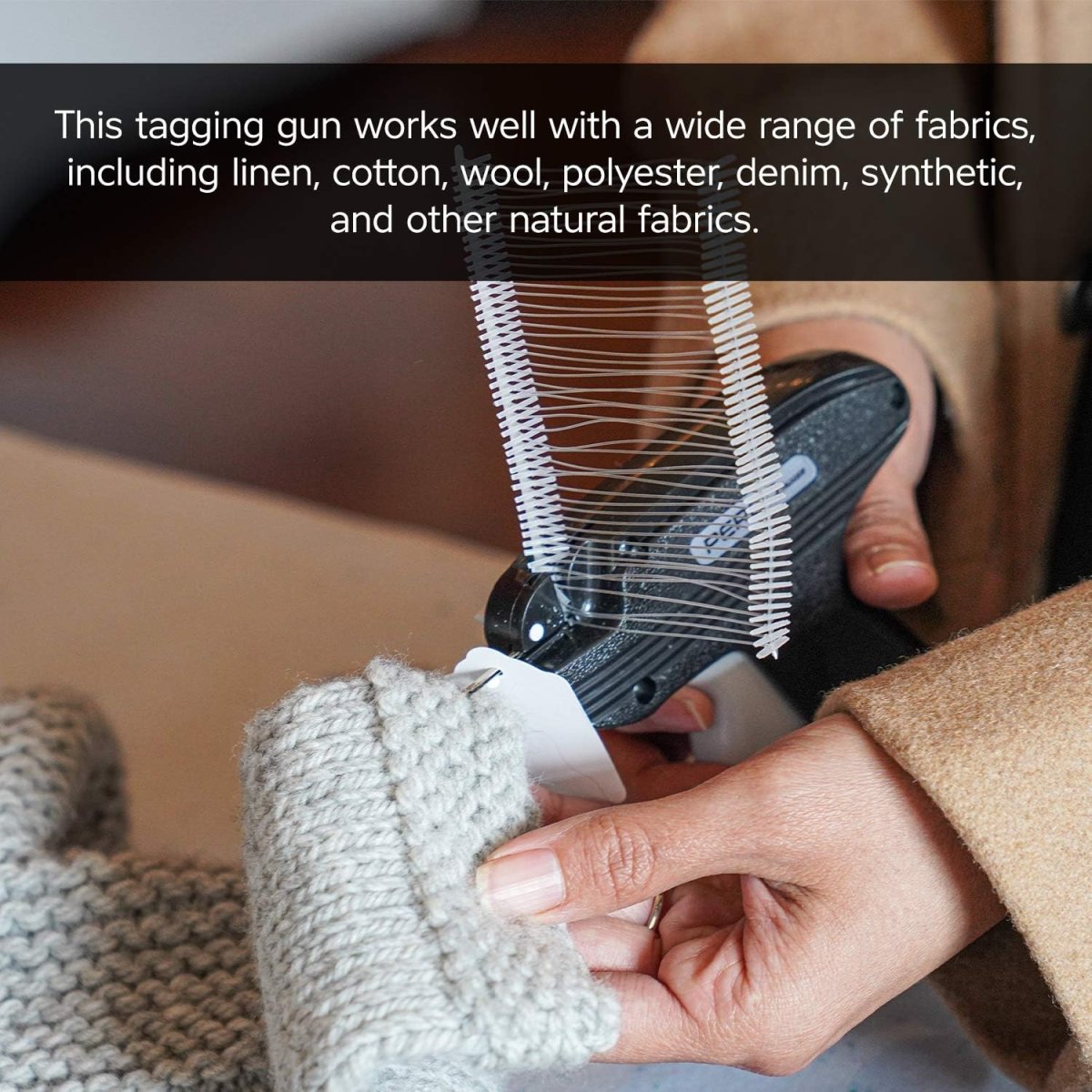 Perco Tagging Gun for Clothing Kit with Extra Needles & Labels - Store Supplies