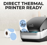 Perco Thermal Labels - Circle - Blue 2 Inch - 300 Stickers