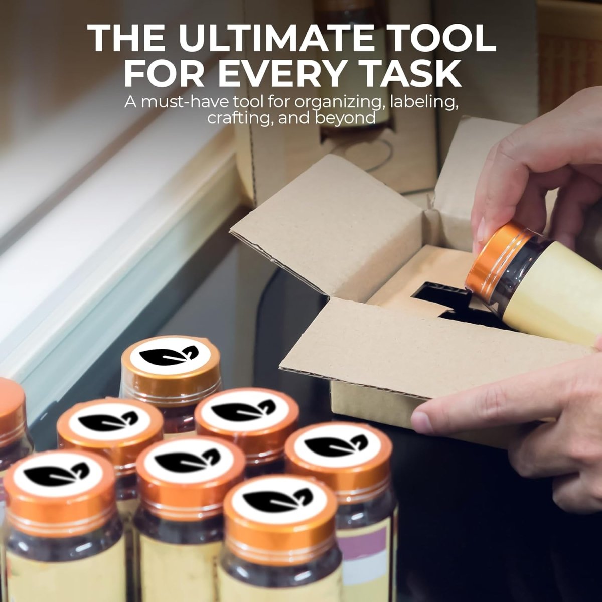 Perco Thermal Labels - Circle - White 2 inch - 735 Stickers