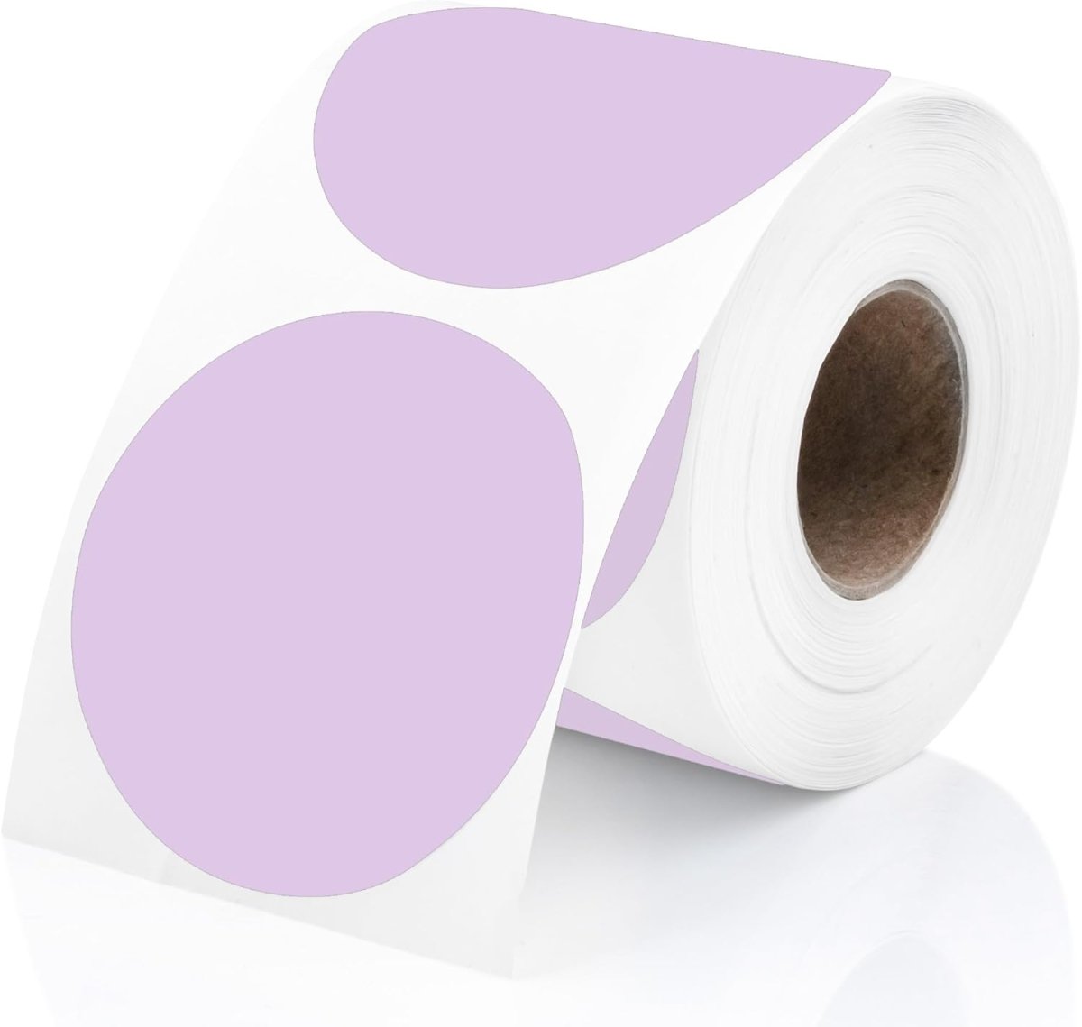 Perco Thermal Labels - Circle - Lavender 2 Inch - 300 Stickers