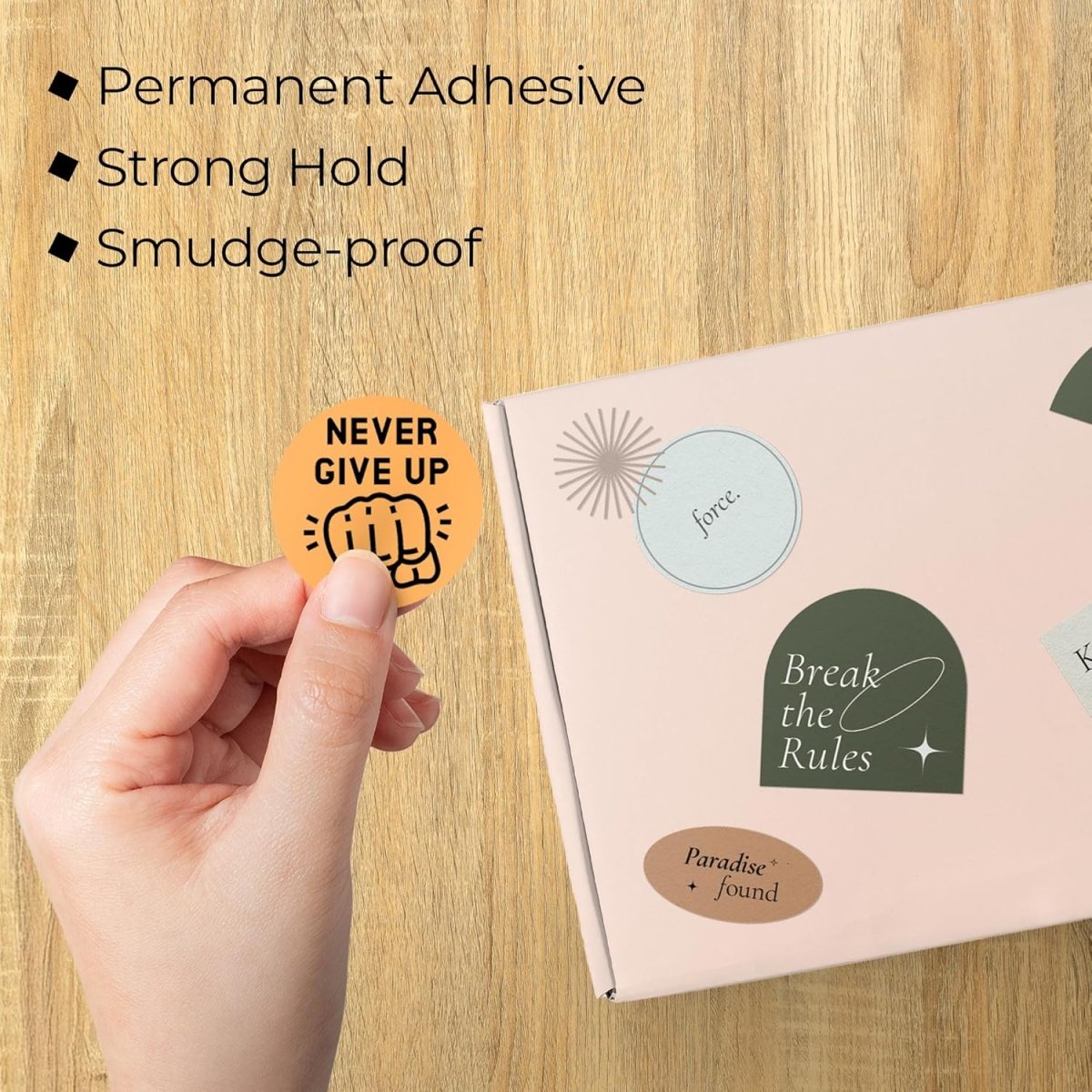 Perco Thermal Labels - Circle - Orange 2 inch - 735 Stickers