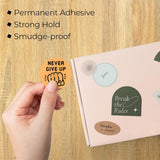 Perco Thermal Labels - Circle - Orange 2 inch - 735 Stickers