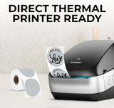 Perco Thermal Labels - Circle - Grey 2 Inch - 300 Stickers