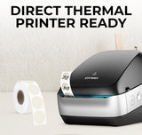 Perco Thermal Labels - Circle - Ivory 1 Inch - 735 Stickers