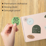 Perco Thermal Labels - Circle - Green 1 Inch - 735 Stickers