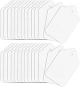 Perco White Merchandise Unstrung Tags - 5000 Tags 27x45 mm