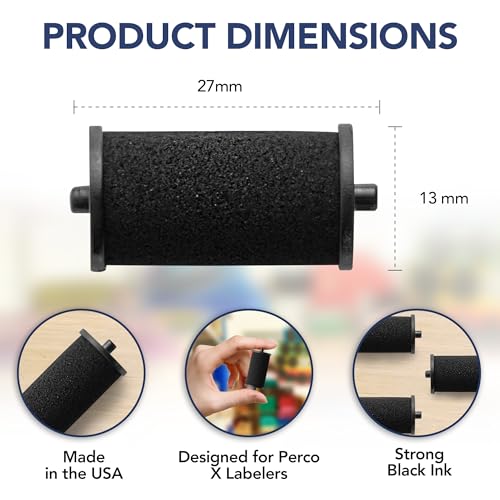 Perco X and Plus Ink Roll - Pack of 4 Inkers