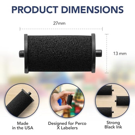 Perco X and Plus Ink Roll - Pack of 4 Inkers