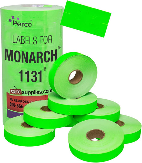 Pricing Labels for Monarch 1131 Price Gun - Store Supplies