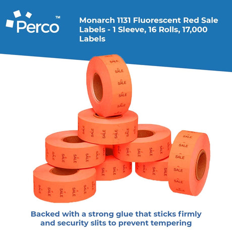 Pricing Labels for Monarch 1131 Price Gun - Store Supplies