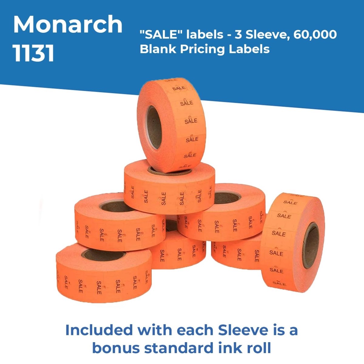 Pricing Labels for Monarch 1131 Price Gun - Store Supplies