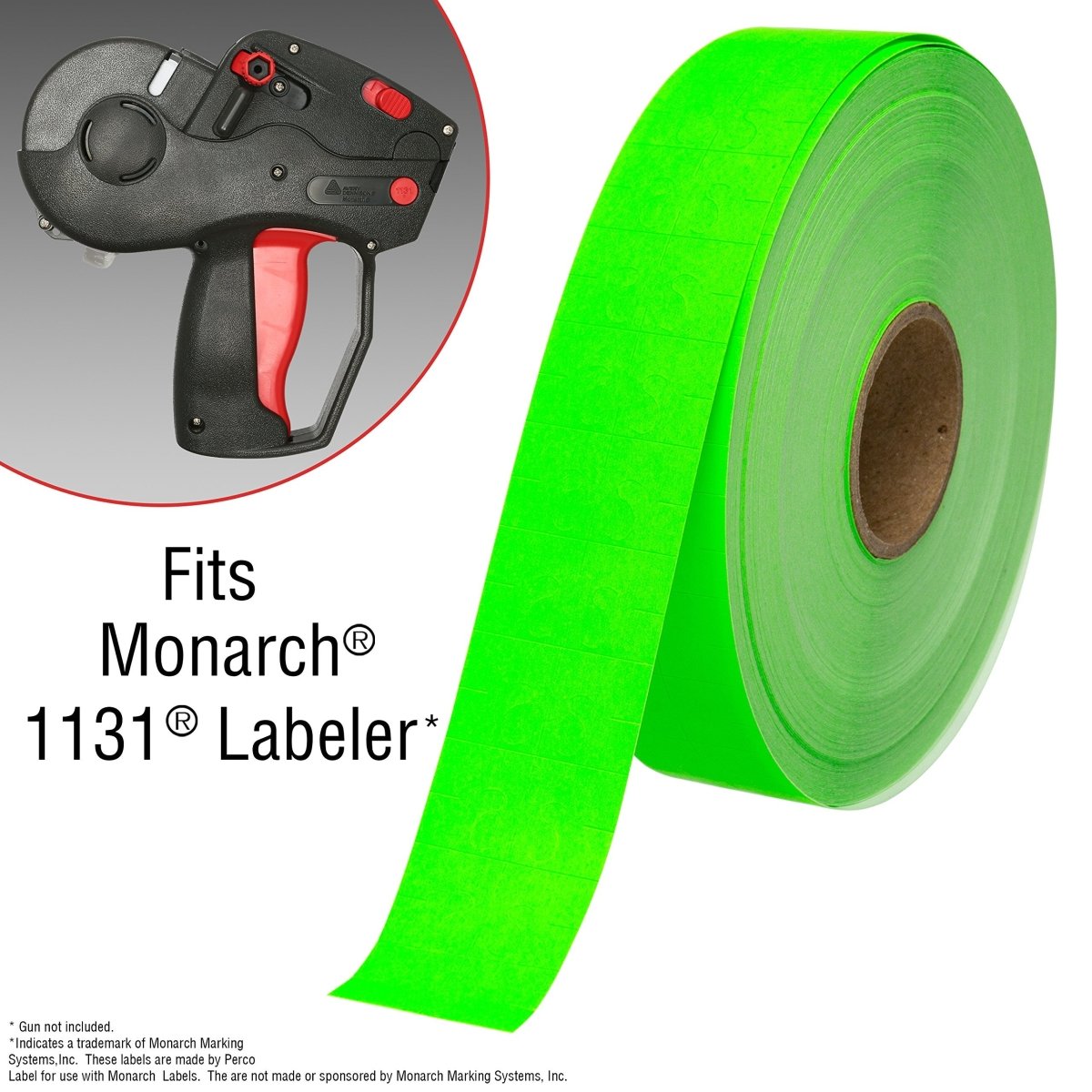 Pricing Labels for Monarch 1131 Price Gun - Store Supplies