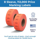 Pricing Labels for Monarch 1136 Pricing Gun - Store Supplies