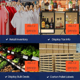 Pricing Labels for Perco 2 Line Price and Date Guns - Store Supplies