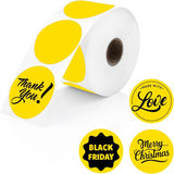Thermal Labels - Circle - Store Supplies