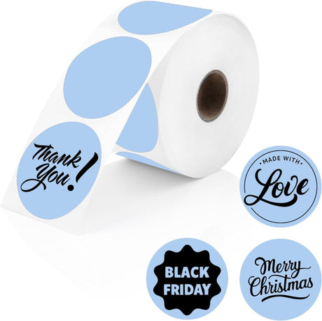 Thermal Labels - Circle - Store Supplies