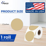 Thermal Labels - Circle - Store Supplies