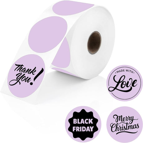 Thermal Labels - Circle - Store Supplies
