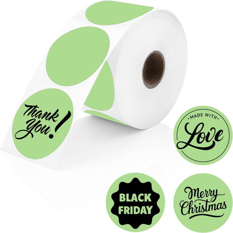 Thermal Labels - Circle - Store Supplies